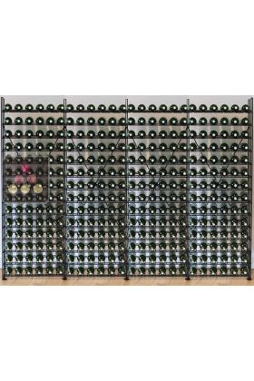 Bibliothèque métallique pour 336 bouteilles de vin
