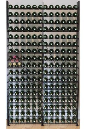 Rangements modulaires métalliques pour 204 bouteilles