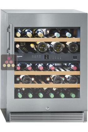 Cave à vin multi-usages 2 températures de conservation et/ou de service des vins
