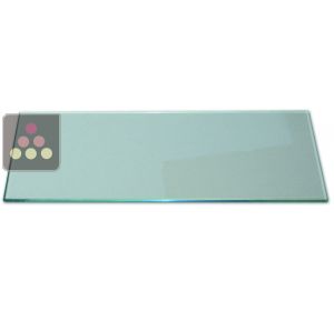 Tablette verre pour intérieur clayette de meuble Visiobois VISIORACK
