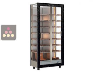 Vitrine 3 faces réfrigérée de présentation et de conservation des chocolats