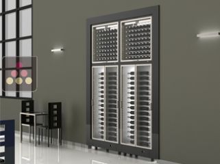 Combiné de 4 caves à vin CALICE multi-usages modulaires, encastrable