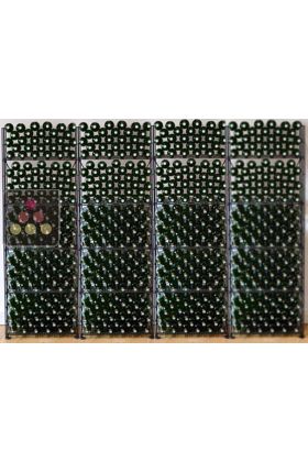 Rangements modulaires de 640 bouteilles