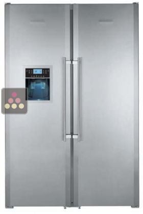 Combiné réfrigérateur, congélateur, zone Biofresh  et Ice maker