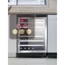 Dual temperature built in wine cabinet for storage and/or service ACI-DOM361E