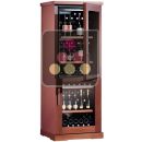 Combined 2 Single temperature wine storage or service cabinets ACI-CAL408