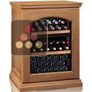 Dual temperature wine cabinet for service and storage ACI-CAL401