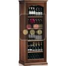 Dual temperature wine cabinet for service and storage ACI-CAL406