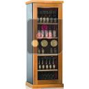 Dual temperature wine cabinet for service and storage ACI-CAL432