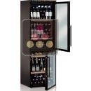 Combined 2 Single temperature wine storage or service cabinets ACI-CAL211V