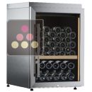 Single temperature freestanding wine cabinet for storage or service - Stainless steel cladding ACI-CPI1200S