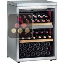 Dual temperature wine cabinet for storage and service ACI-CAL301