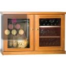 Combined wine service, cold meat and cheese cabinet ACI-CAL723