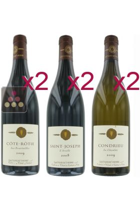 Sélection de 4 Vins Rouges et 2 Blancs - Grandes Appellations du Rhône Nord