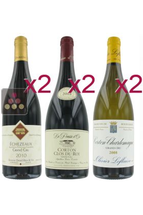 Sélection de 4 Vins Rouges et 2 Blancs - Grands Crus Bourguignons