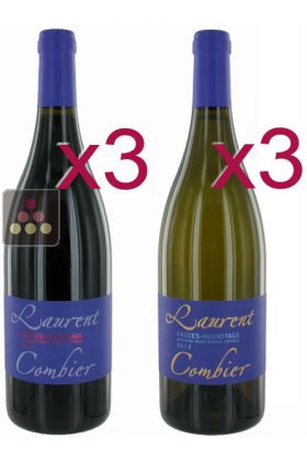 6 bouteilles de Crozes-Hermitage 2012 - Domaine Laurent COMBIER : 3 Rouges, 3 Blancs