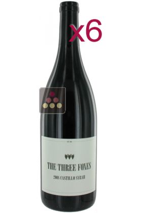 6 bouteilles de South Africa Swartland 2008 - The Three Foxes - 100% Syrah 