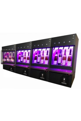 4 Distributeurs de vin au verre pour 16 bouteilles avec système de conservation sous Azote
