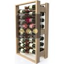 Wooden storage rack for 48 bottles ACI-VIS300