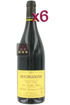 6 bouteilles de Bourgogne Pinot Noir Vieilles Vignes - 2011 - Domaine Sarrazin et Fils