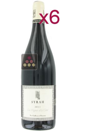 6 bouteilles du Domaine Yves CUILLERON - 2012 - Syrah