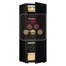 Multi-Purpose Ageing and Service Wine Cabinet for cold and tempered wine - 3 temperatures - Storage shelves ACI-TRT621NS