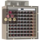 Professional wine display cabinet - Top unit - Built-in or freestanding - Horizontal bottles ACI-PAR902-R600