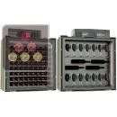 Professional wine display cabinet - Top unit - Central unit - Horizontal bottles ACI-PAR903-R600