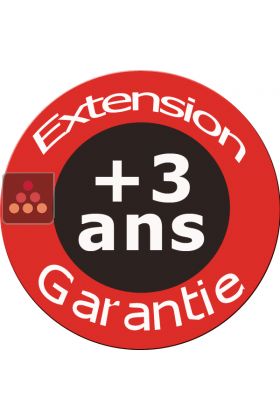 Extension de garantie + 3 ans pièces, main d'oeuvre et déplacement après 2 ans garantie constructeur