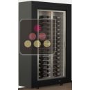 Freestanding multi-temperature wine display cabinet for storage or service - Horizontal bottles ACI-PAR1100L