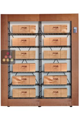 Bibliothèque Intelligente pour 12 caisses de vin