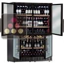 Combination of 4 single temperature wine cabinets for service or storage - free standing or built in  ACI-CAL552E