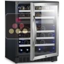 Dual temperature wine cabinet for storage and/or service ACI-DOM371