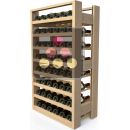 Wooden storage rack for 48 bottles ACI-VIS303