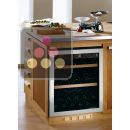 Mono-temperature Wine Cabinet for preservation or service - can be built-in - Left side hinges ACI-TRT301ESG