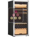 Cave à vin Multi-Usages de vieillissement, de service des vins frais et de chambrage des vins rouges - 3 températures - Equipement stockage/coulissant ACI-ART213M
