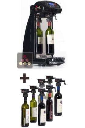 Distributeur de vin au verre Bouteilles/Magnums + 8 Bouchons de distribution dont 4 offerts