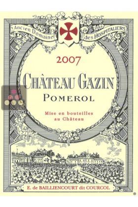 Vins Rouge Gazin - Pomerol  - 2007 0,75 L 