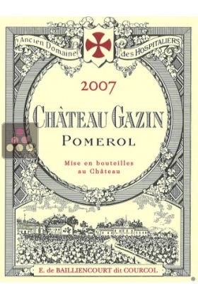 Vins Rouge Gazin - Pomerol  - 2007 0,75 L 