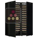 Combination of 2 single temperature wine cabinets for ageing and/or service ACI-TRT700NC