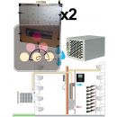 Air conditioner for wine cellar up to 3500W with humidifier and heating system - Vertical ducting ACI-FRX325V