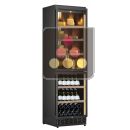 Built-in combination of cheese & wine cabinets - Inclined bottles ACI-CME1684E