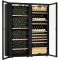 Combiné d'une cave à vin mono-température et d'une cave multi-usages 3 températures - Equipement mixte - Porte Full Glass