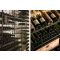Aménagement de cave Bois et métal pour 486 bouteilles - Fabrication spécifique Marchand de Vin