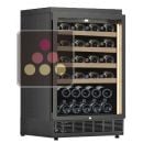Built-in single temperature wine cabinet for wine storage or service - Sliding shelves ACI-CME1200CE