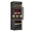 Dual temperatures wine cabinet - Sliding trays for standing bottles ACI-CMB1600T