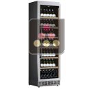 Single temperature built in wine storage and service cabinet - Stainless steel front - Inclined bottles ACI-CFI1500PE
