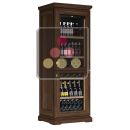 Dual temperature wine cabinet for service and/or storage - Combined bottle display ACI-CCW1600M