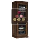 Freestanding dual temperature wine service cabinet - Standing bottles ACI-CCW1600V