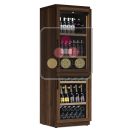 Dual temperature wine cabinet for service and/or storage - Combined bottle display ACI-CEW1600M